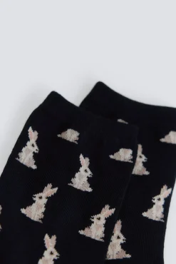 Outlet Springfield Chaussette longue &agrave; lapins bleu