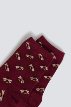 Clearance Springfield Chaussette longue motif abeilles imprimé