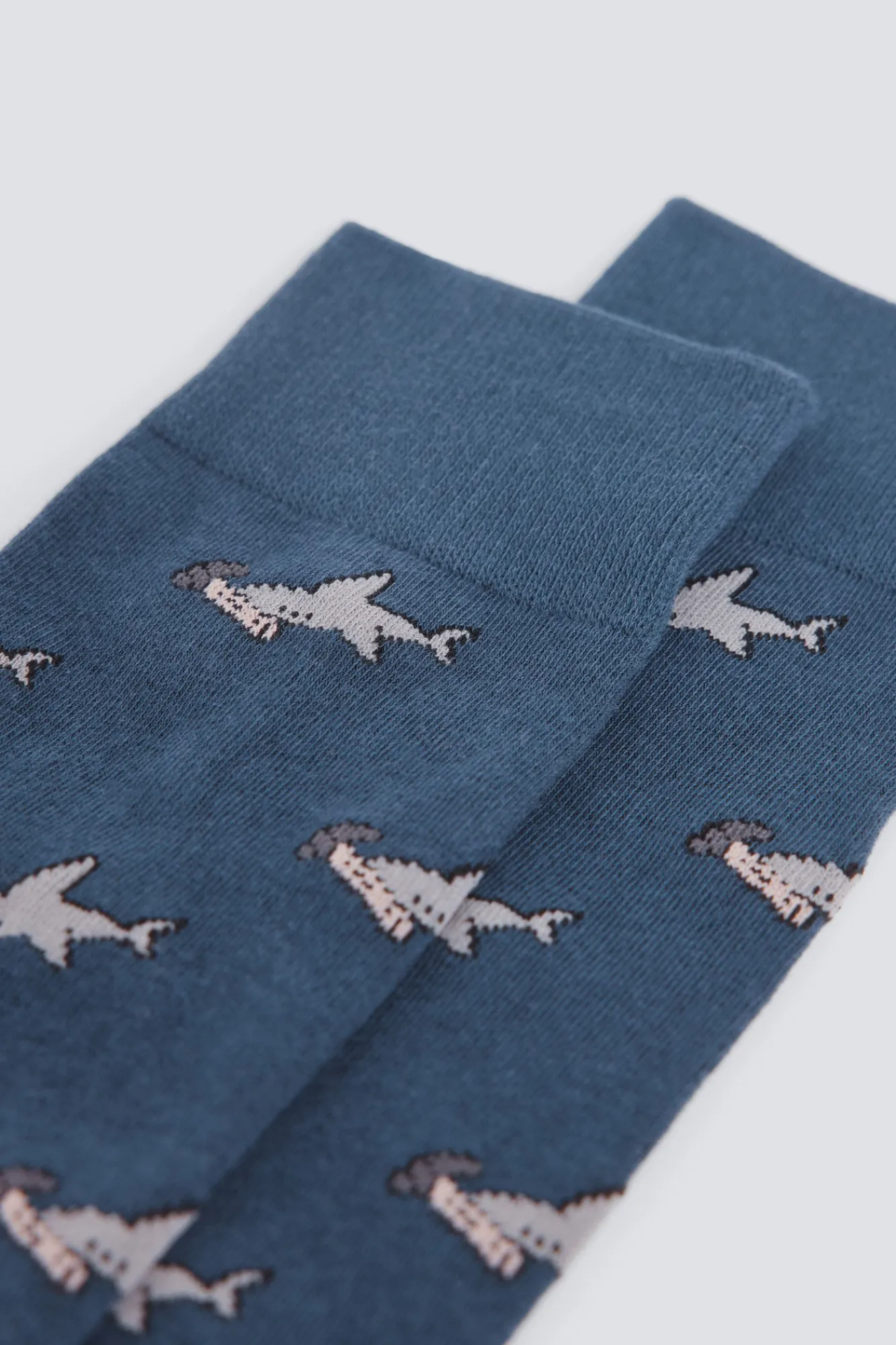 Hot Springfield Chaussette longue requin-marteau bleu