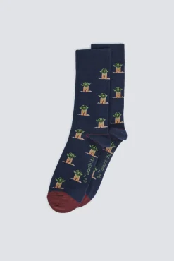 New Springfield Chaussettes à haute teneur en iode bleu
