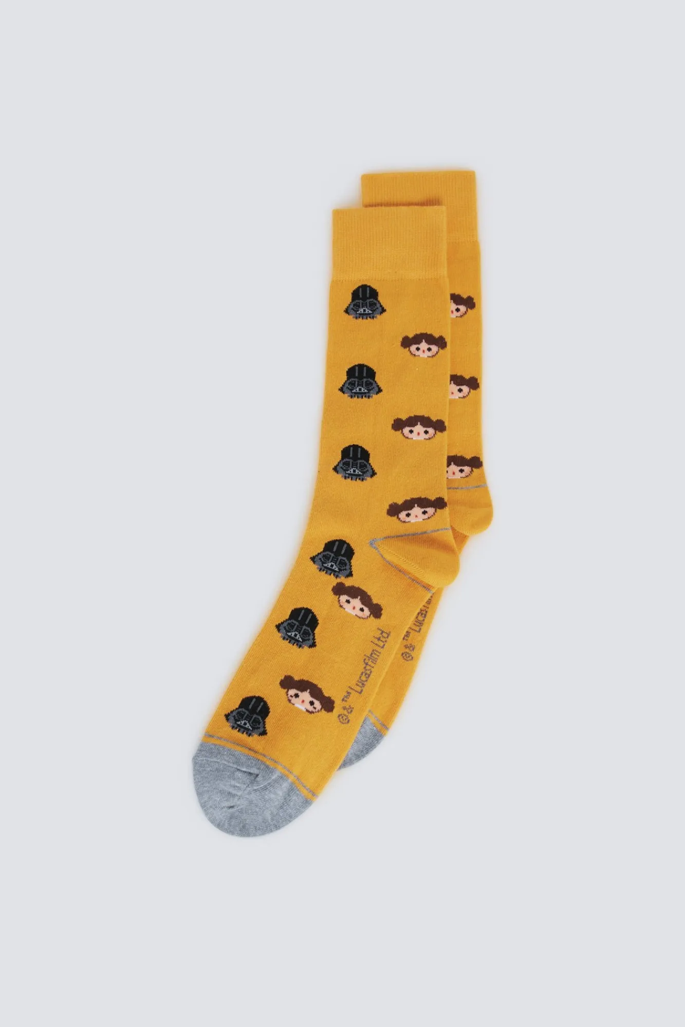 New Springfield Chaussettes hautes Dark Vador et Leia imprimé