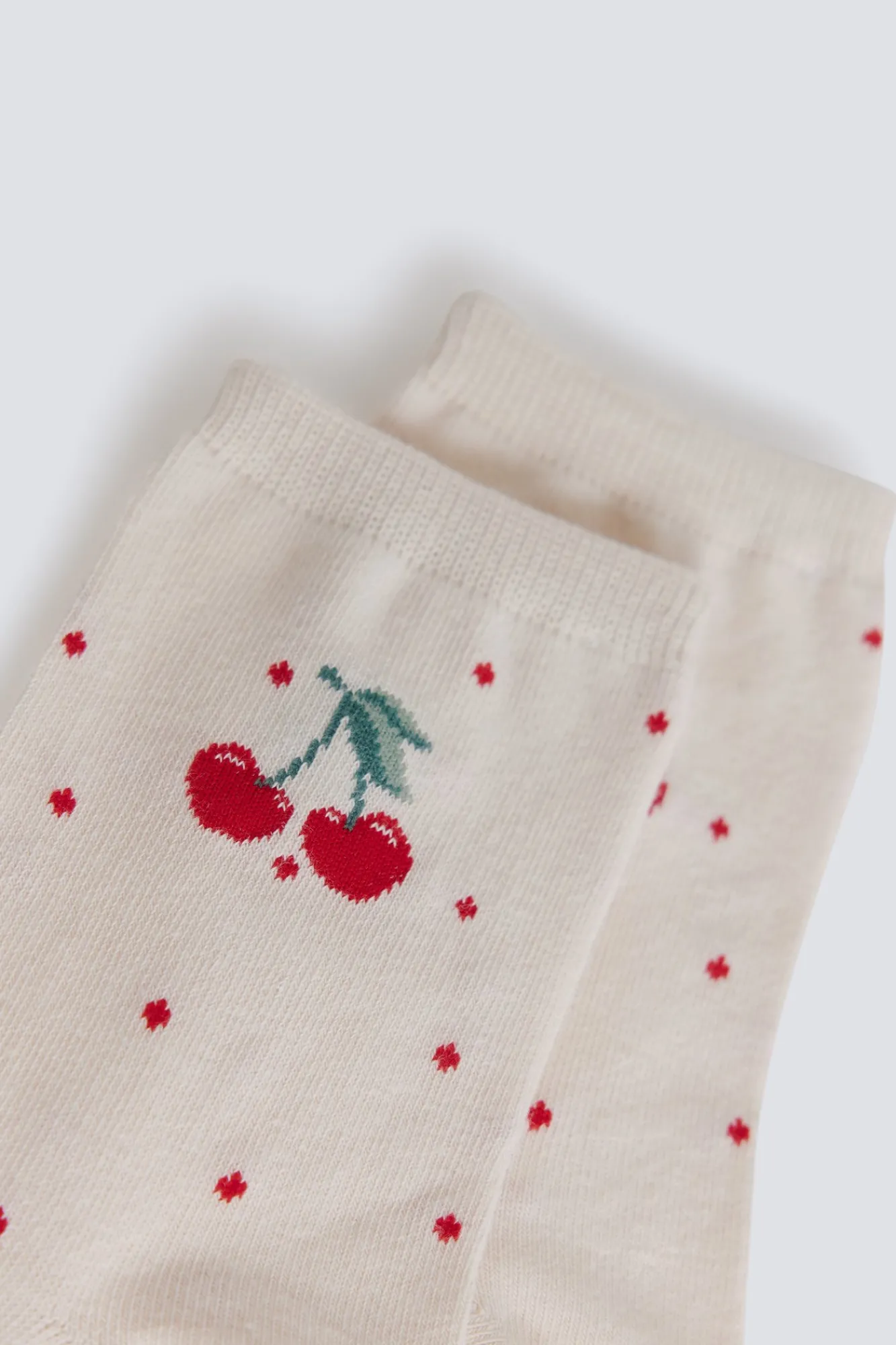 Hot Springfield Chaussettes longues à cerises marron
