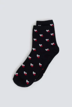 Online Springfield Chaussettes longues à cœurs bleu