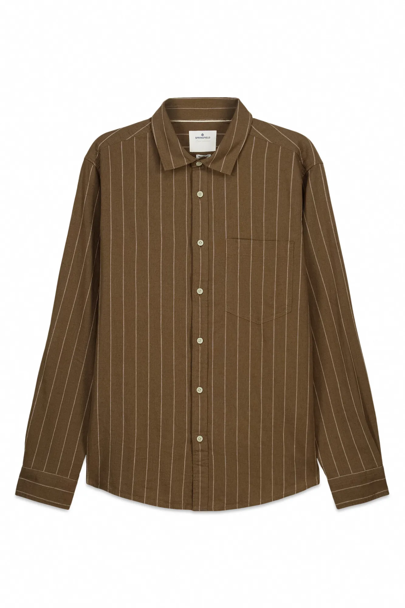 Outlet Springfield Chemise à rayures en lin