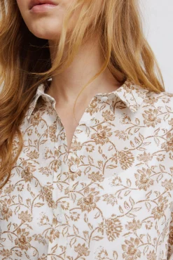Springfield Chemise basique effet lin