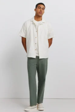 Springfield Chemise bowling manches courtes jacquard