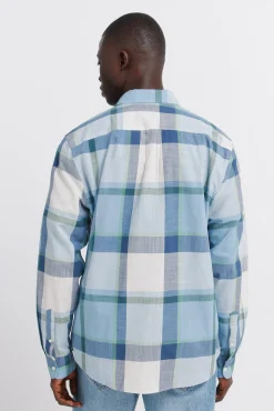 Discount Springfield Chemise en coton à carreaux légère
