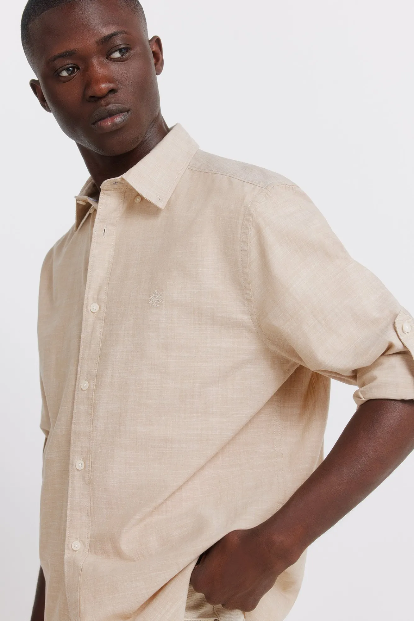 Sale Springfield Chemise en coton flammé