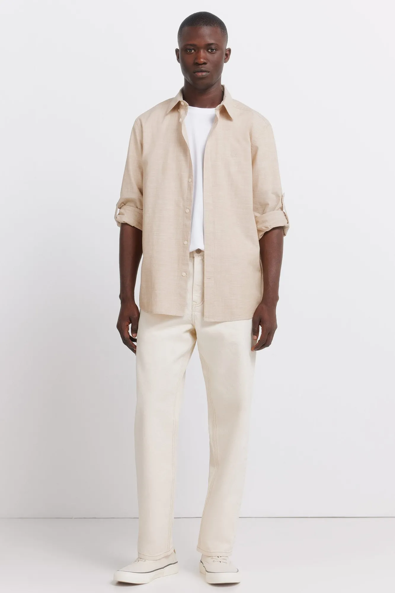 Sale Springfield Chemise en coton flammé