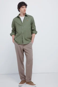 Hot Springfield Chemise en flanelle &agrave; coudi&egrave;res