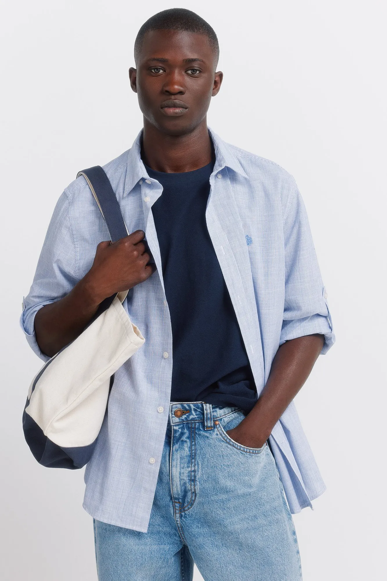 Online Springfield Chemise légère micro-rayures