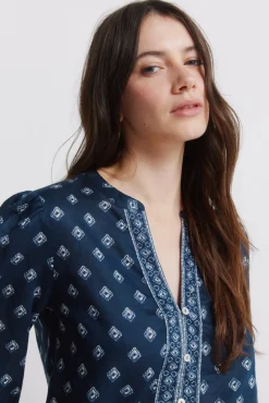 Springfield Chemise manches longues imprim&eacute;e