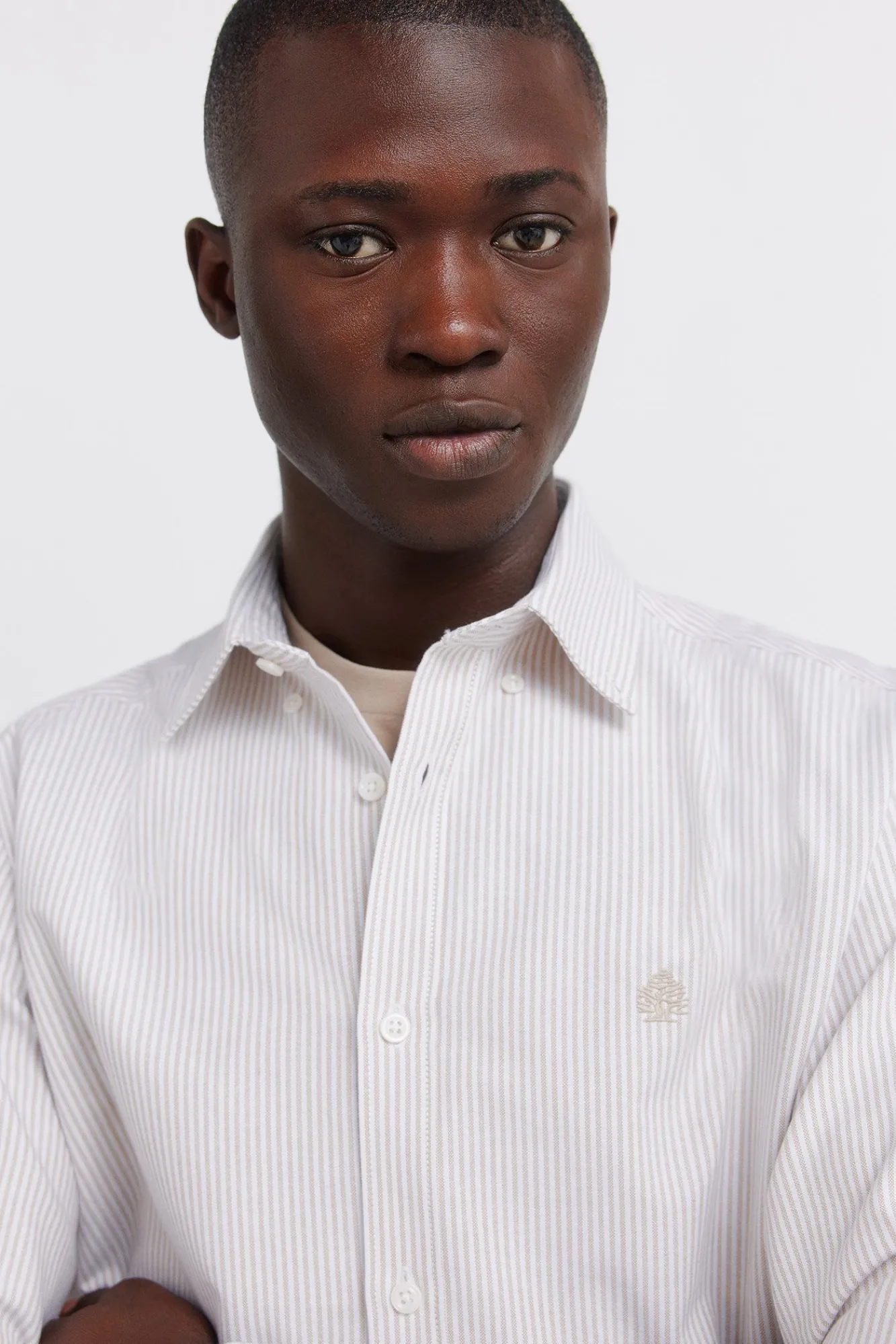 Clearance Springfield Chemise oxford à rayures infroissable