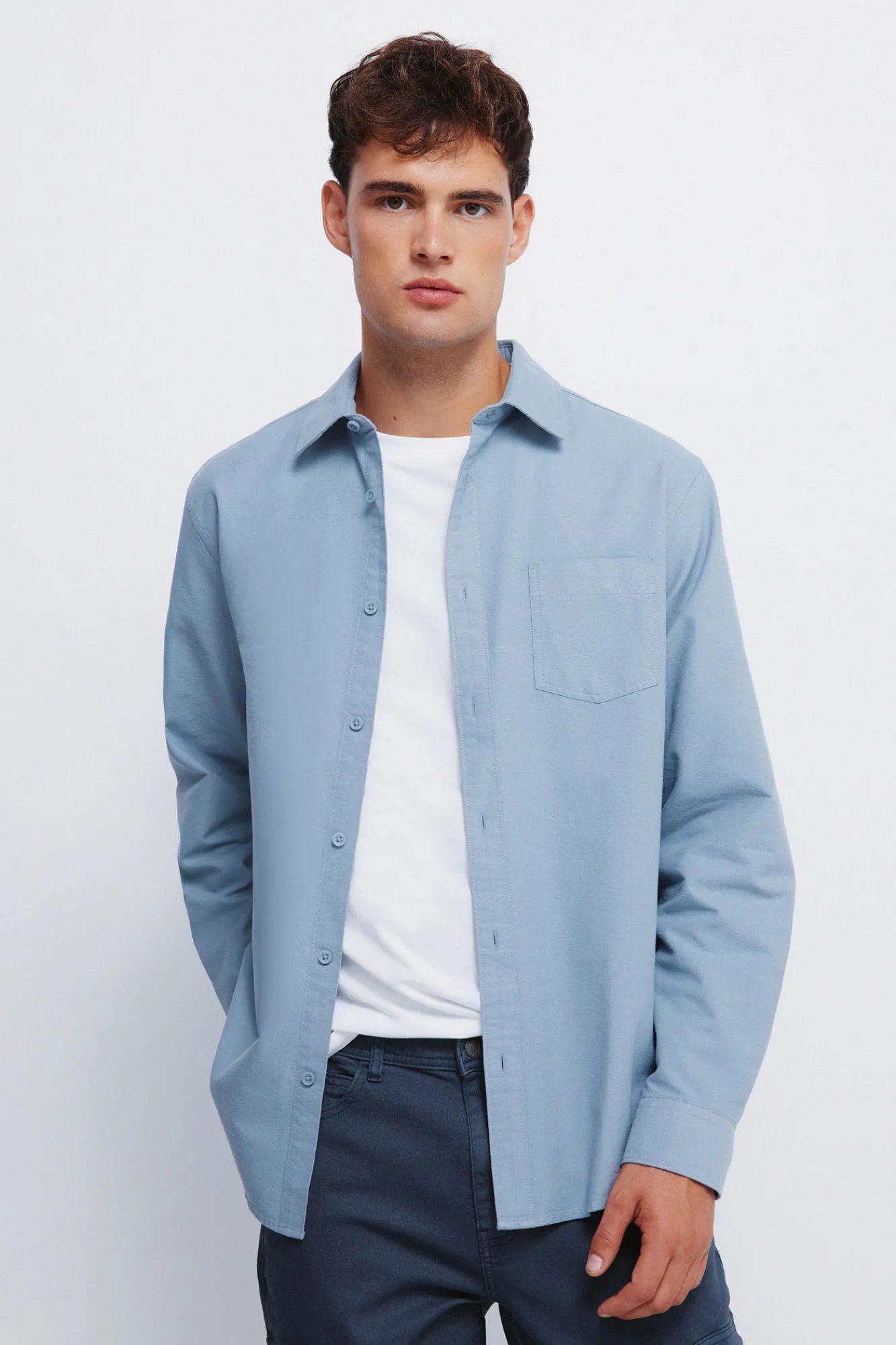 Springfield Chemise Oxford colorée