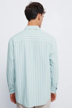 Sale Springfield Chemise Oxford rayures avec poches