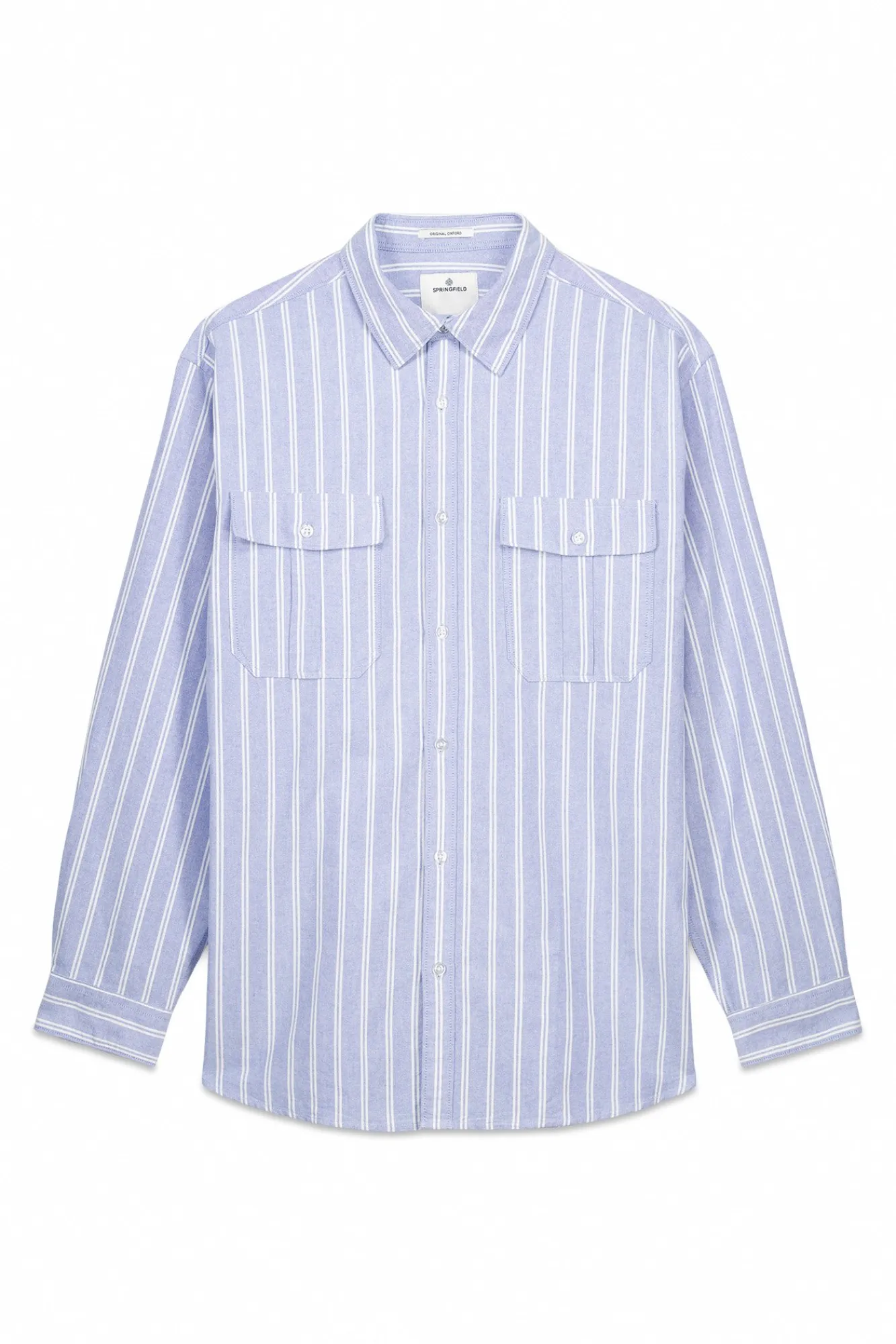 Sale Springfield Chemise Oxford rayures avec poches