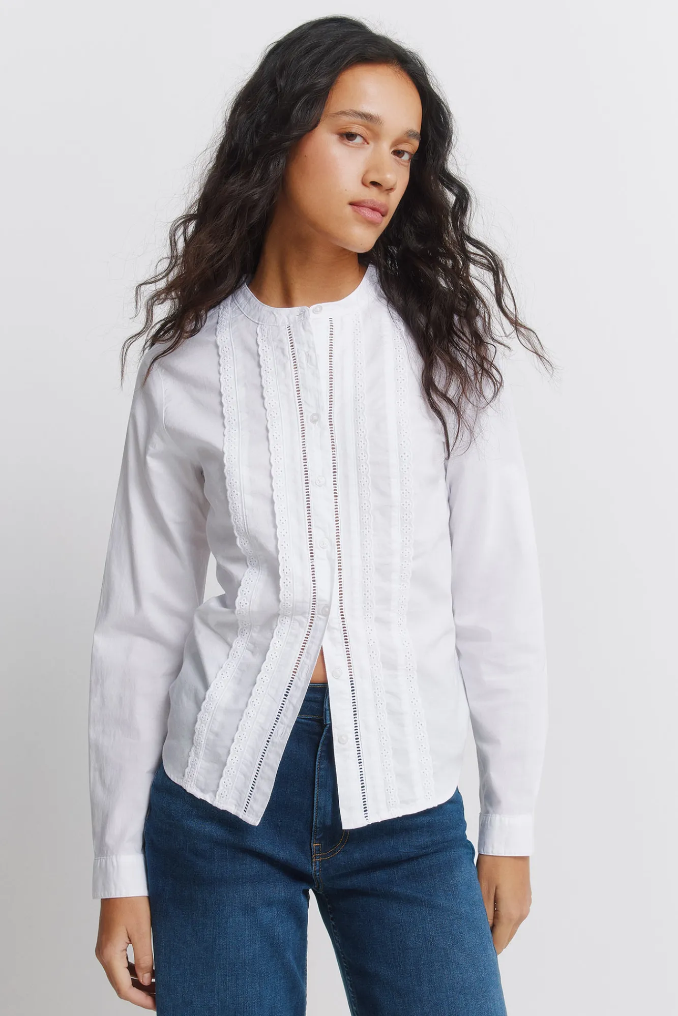 Sale Springfield Chemise romantique dentelle