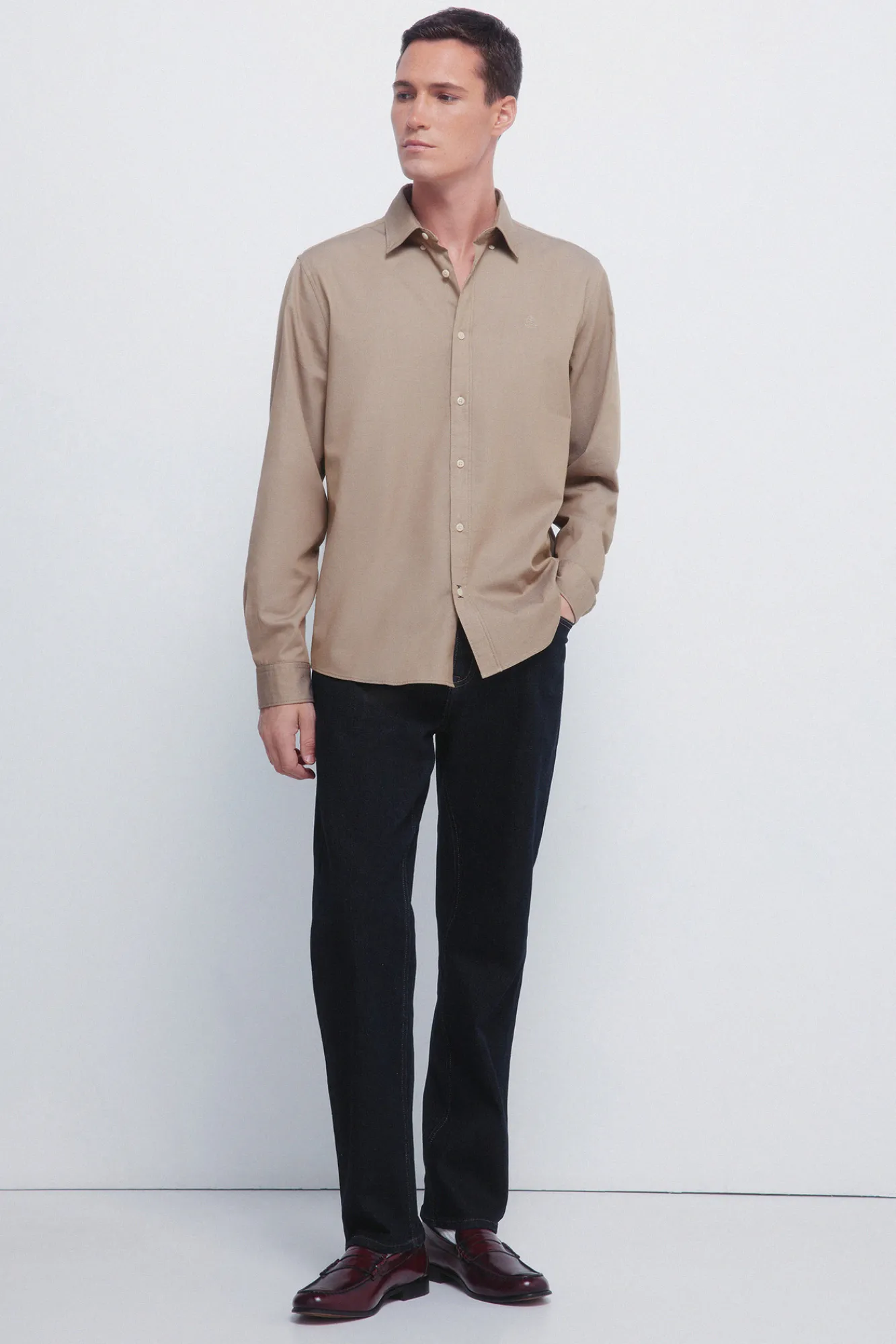 Best Springfield Chemise structurée bicolore