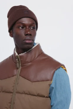 Discount Springfield Gilet matelass&eacute; contrast&eacute; imprimé