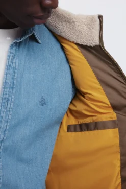 Discount Springfield Gilet matelass&eacute; contrast&eacute; imprimé