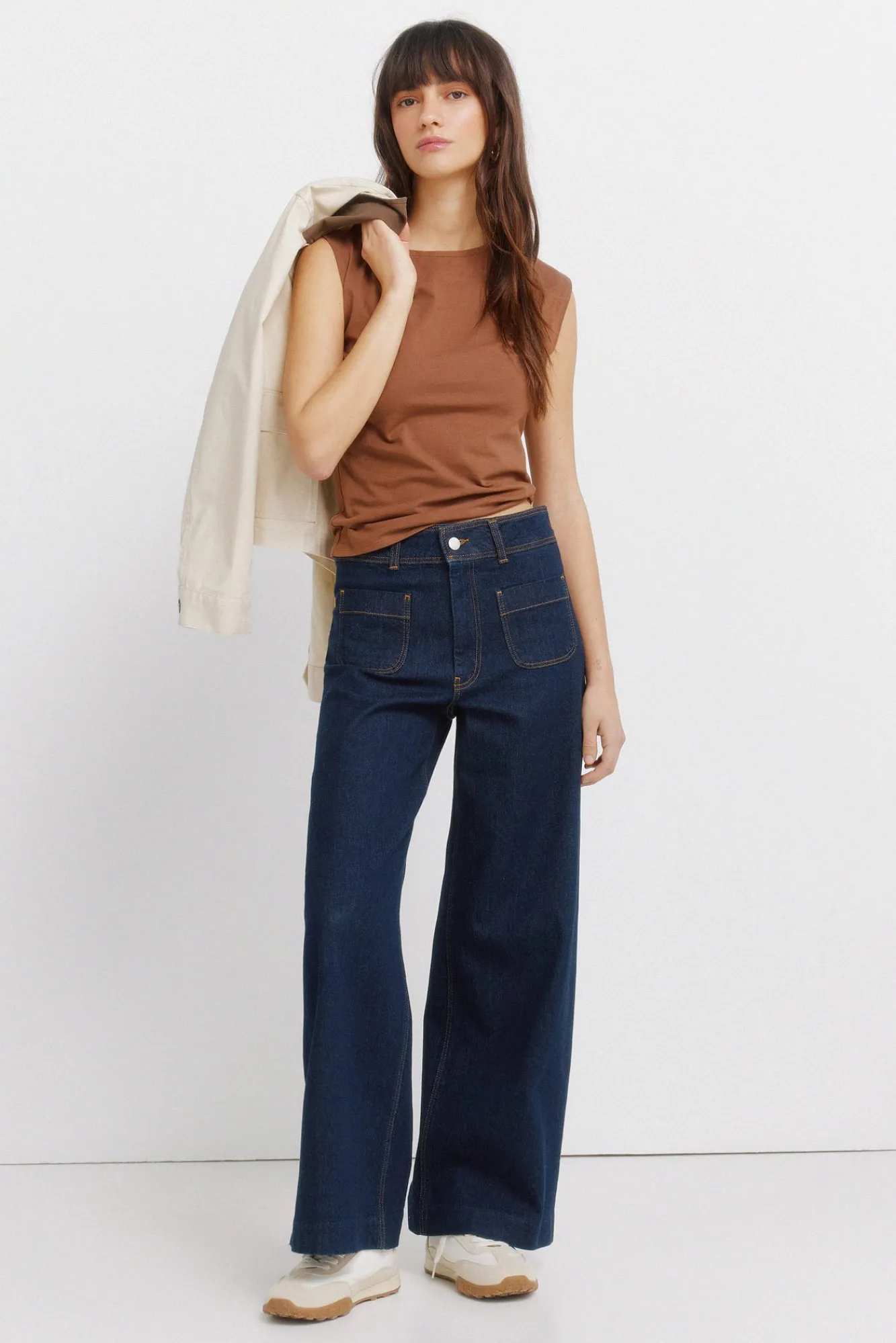 Outlet Springfield Haut basique sans manches en coton