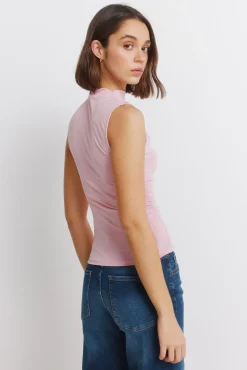 Outlet Springfield Haut froncé rose