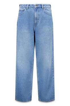 Sale Springfield Jean large à délavage moyen bleu