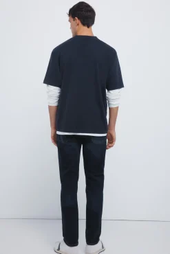 Discount Springfield Jean slim très foncé bleu