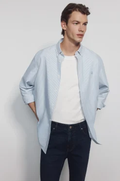 Discount Springfield Jeans très foncé skinny bleu