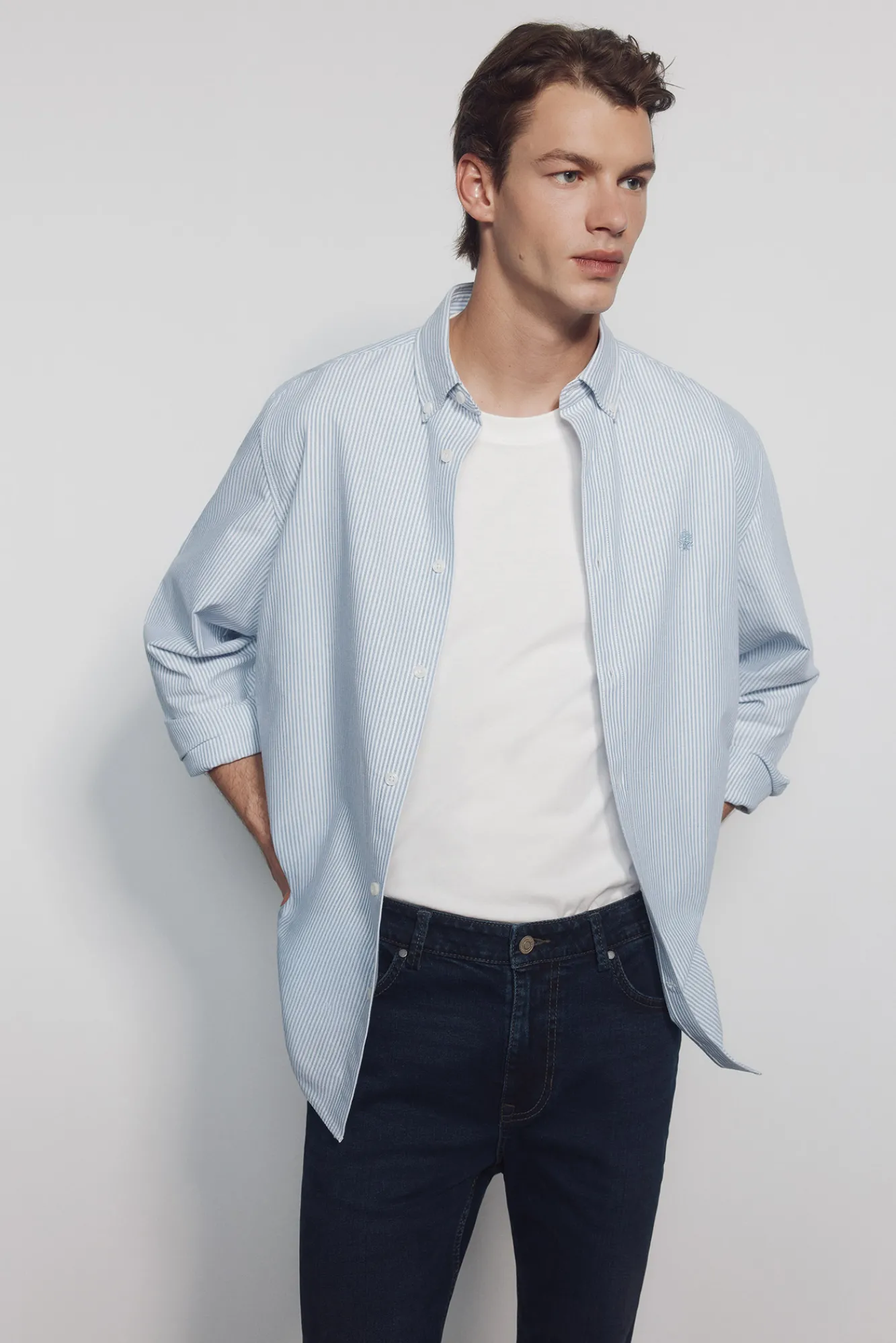 Discount Springfield Jeans très foncé skinny bleu