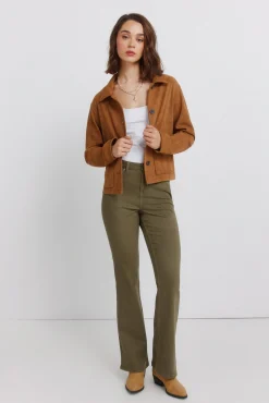 Outlet Springfield Jeans Bootcut beige