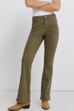Outlet Springfield Jeans Bootcut beige