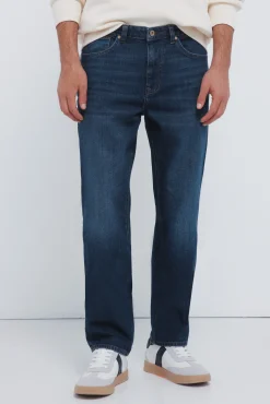 Clearance Springfield Jeans coupe r&eacute;guli&egrave;re d&eacute;lav&eacute; fonc&eacute; bleu