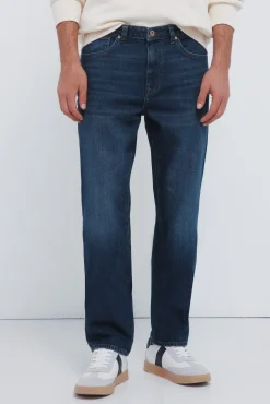 Clearance Springfield Jeans coupe r&eacute;guli&egrave;re d&eacute;lav&eacute; fonc&eacute; bleu