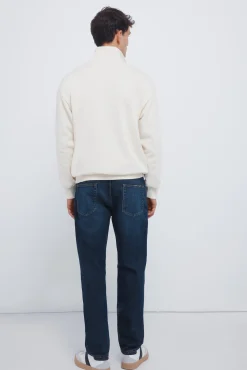 Clearance Springfield Jeans coupe r&eacute;guli&egrave;re d&eacute;lav&eacute; fonc&eacute; bleu