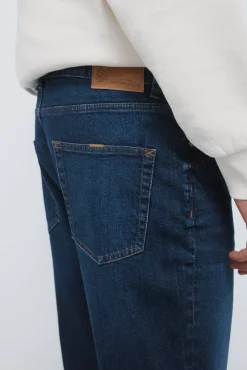 Clearance Springfield Jeans coupe r&eacute;guli&egrave;re d&eacute;lav&eacute; fonc&eacute; bleu
