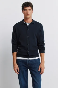 New Springfield Jeans délavage foncé slim fit bleu