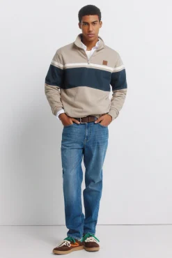 Hot Springfield Jeans délavage moyen regular fit bleu