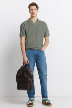 Discount Springfield Jeans délavage moyen slim fit bleu