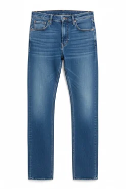 Discount Springfield Jeans délavage moyen slim fit bleu