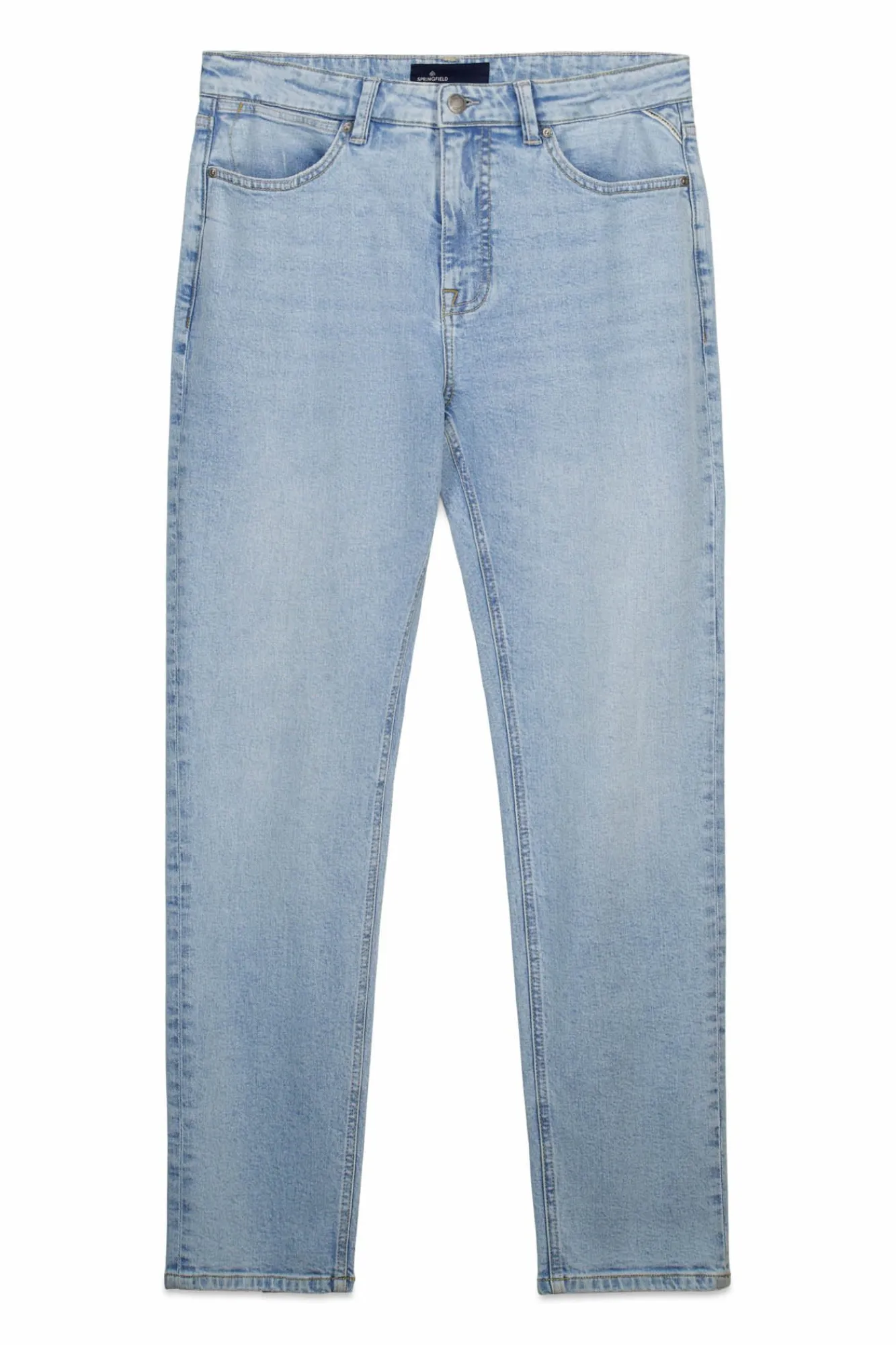 Springfield Jeans délavé clair slim bleu