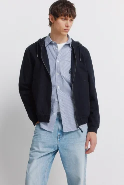 New Springfield Jeans délavé moyen clair coupe droite bleu