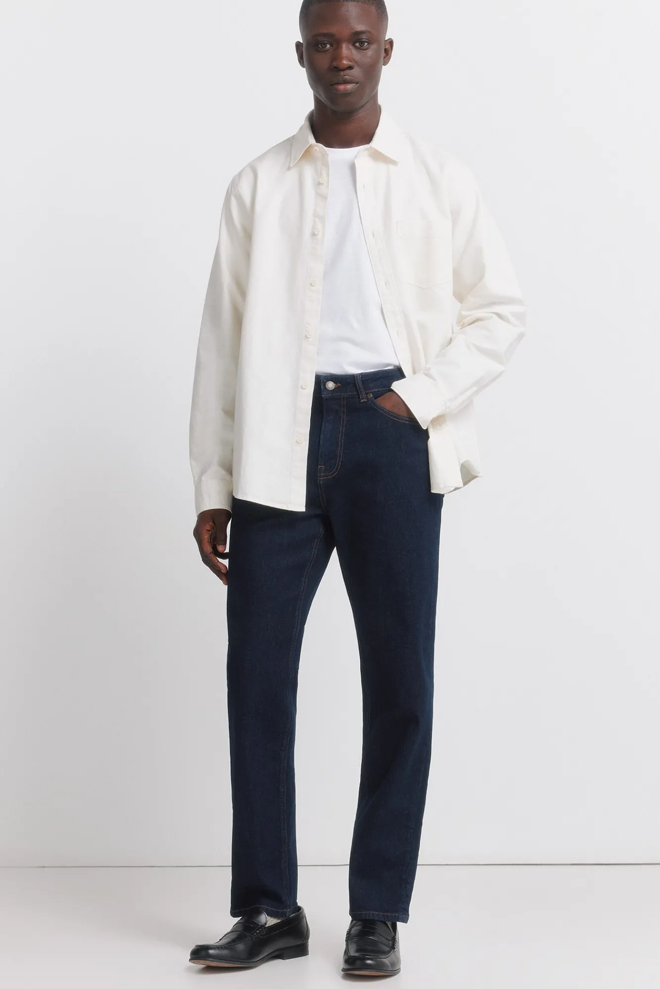 Hot Springfield Jeans désencollé slim fit bleu