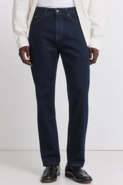 Hot Springfield Jeans d&eacute;sencoll&eacute; slim fit bleu