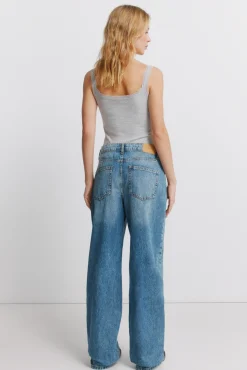 Springfield Jeans large bleu