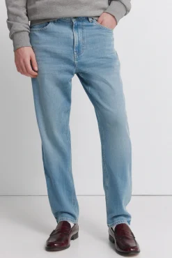 Online Springfield Jeans lavage clair moyen coupe regular bleu