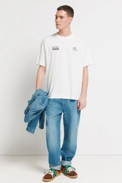 New Springfield Jeans lavage moyen coupe droite bleu