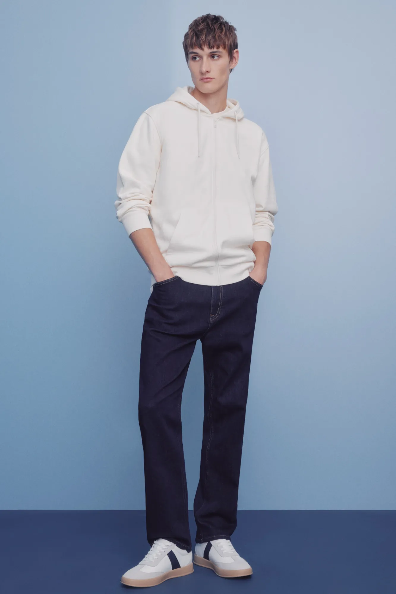 Online Springfield Jeans lavé désencollé bleu