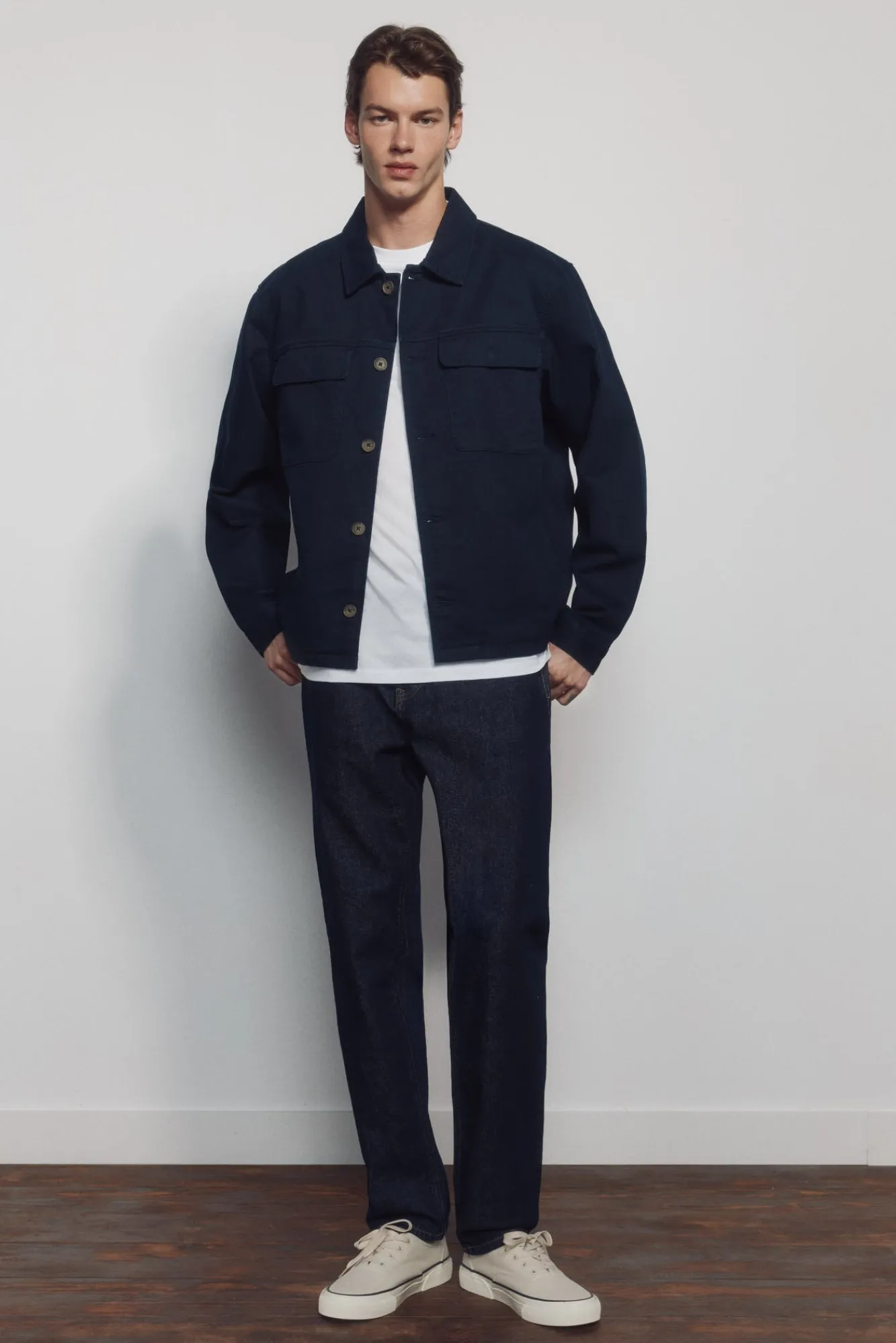 Discount Springfield Jeans lavé désencollé coupe droite bleu