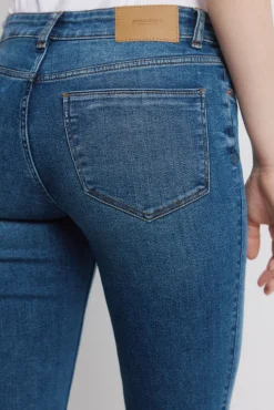 Clearance Springfield Jeans Low Flare taille moyenne bleu